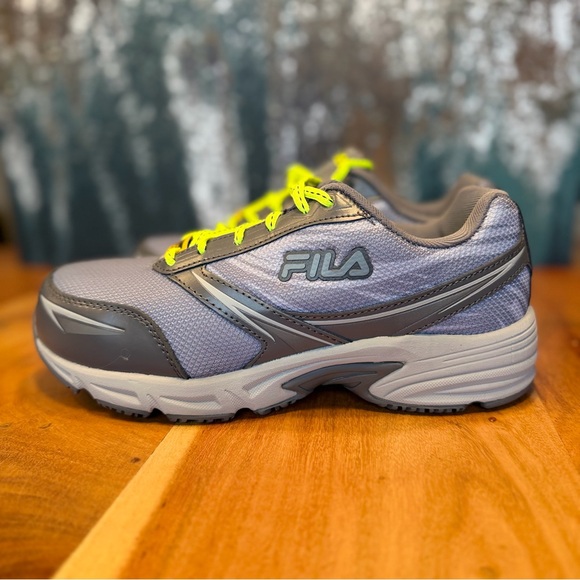 Fila Memory Reckoning 8 Slip Resistant Steel Toe Work Shoes- Size 8 women’s - Picture 5 of 10